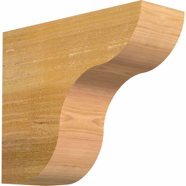 Ekena Millwork Carmel Rough Sawn Rafter Tail, Western Red Cedar, 4"W x 10"H x 12"L RFT04X10X12CAR00RWR - main